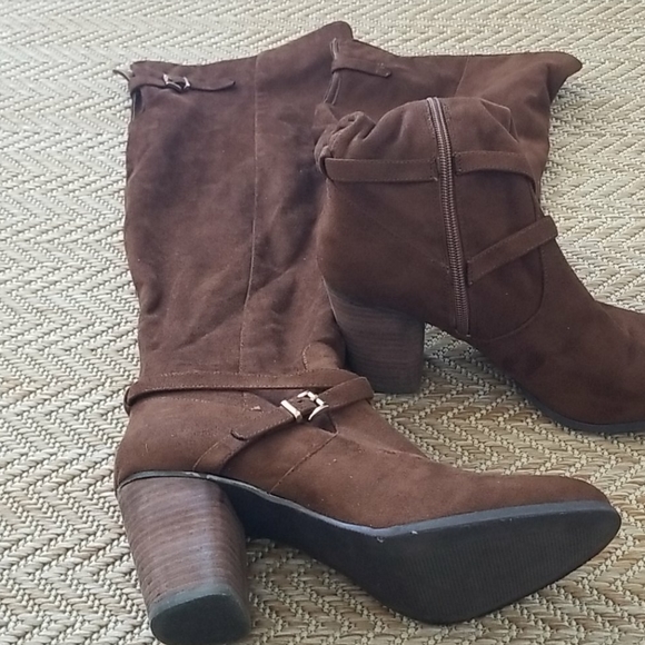 Madden Girl Knee High Suede Boots - Picture 3 of 4